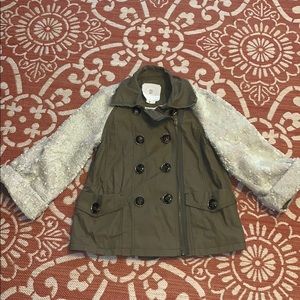 Distressed sequined Anthropologie jacket, xs NWOT